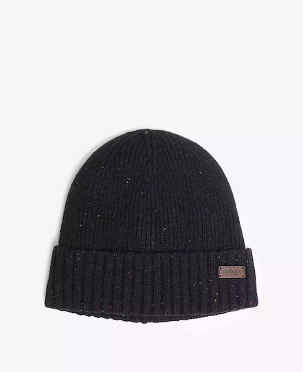 Carlton Masculin Set cu Căciulă cu Tricotaj Rib în culoarea Negru