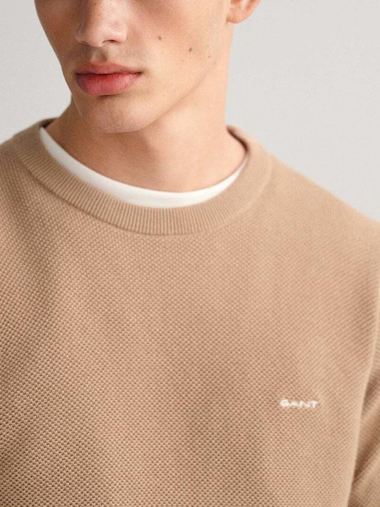 Gant Long Sleeve Sweater Beige