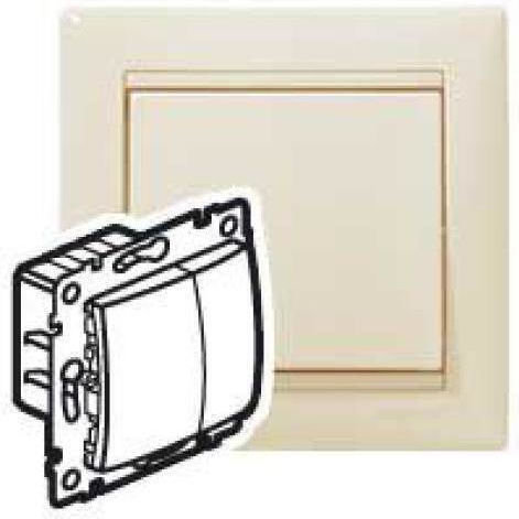 Legrand Valena Dimmerschalter Einfach Schaltfläche 600W in Beige Farbe