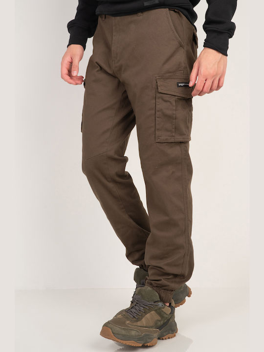 Rebase Men's Trousers Cargo Khaki