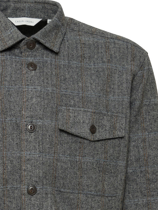 Μακρυμάνικo Overshirt Γκρι