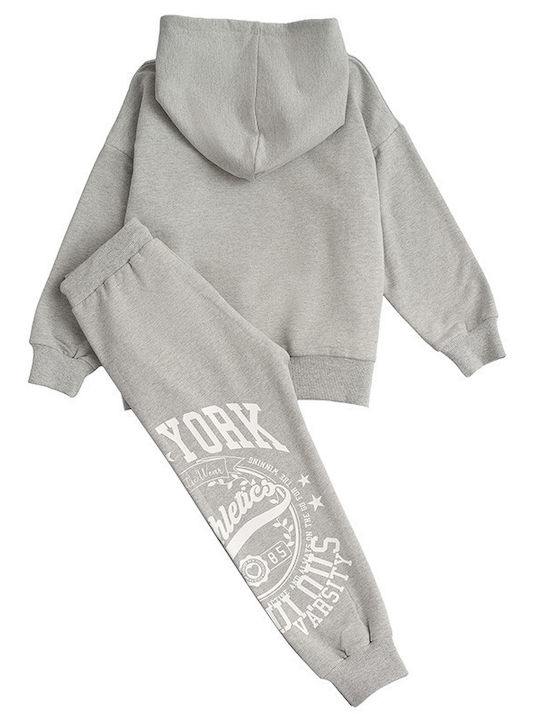 Sprint Kids Sweatpants Set Gray 2pcs