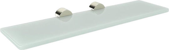 Verdi Lamda Стенен Рафт за баня Inox 50x11.5x3.8см Бял