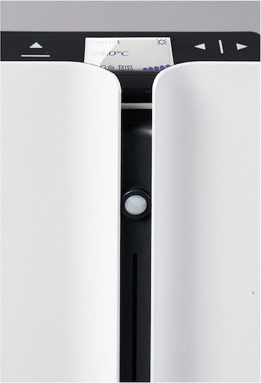 Radialight Kyoto Convector Heater Wall 1000W with Electronic Thermostat and WiFi 125x45cm White