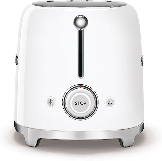 Smeg Φρυγανιέρα 2 Θέσεων 950W Λευκή