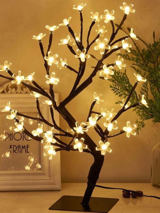 Christmas Decorative Illuminated Plastic Tree Natural Appearance 50cm IP20 Electric Black Tree