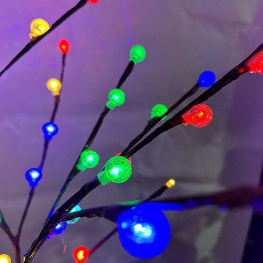 Christmas Decorative Illuminated Plastic Tree Natural Appearance Brown Tree
