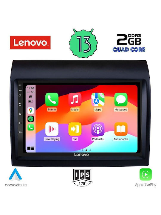 Lenovo Ηχοσύστημα Αυτοκινήτου για Peugeot Boxer Fiat Ducato Citroen Jumper 2006-2021 (Bluetooth/USB/WiFi/GPS/Apple-Carplay/Android-Auto) με Οθόνη Αφής 9"