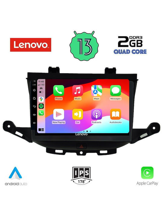 Lenovo Car Audio System for Opel Astra (Bluetooth/USB/WiFi/GPS/Apple-Carplay/Android-Auto) with Touch Screen 9"