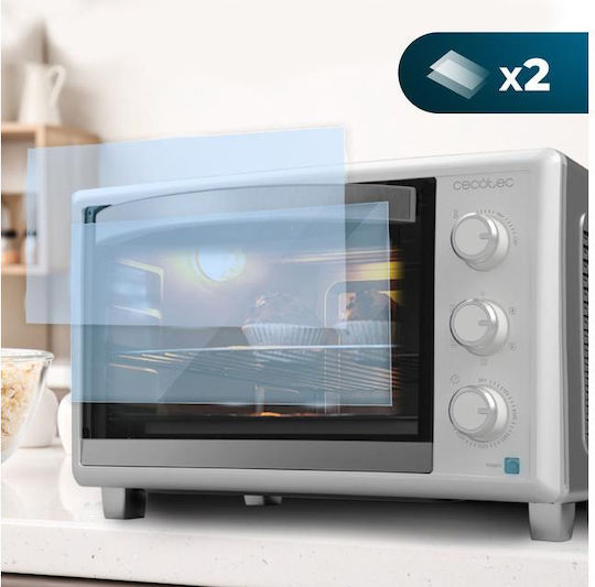 Cecotec Bake & Toast 3090 Gyro Electric Countertop Oven 30lt No Burners Hot Air White