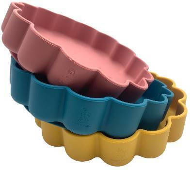 Dodo's Land Baby Food Bowl made of Silicone Blue