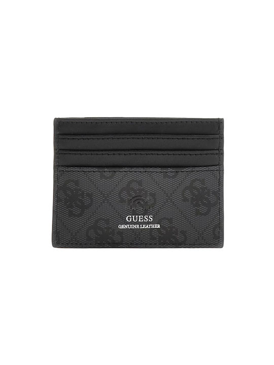 Guess Vezzola Men's Leather Card Wallet Black