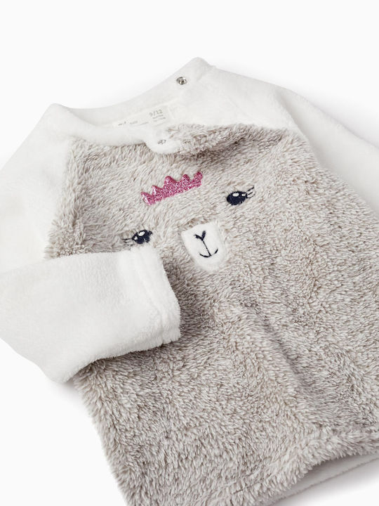 Zippy Kids' Pajamas Winter Velvet Gray