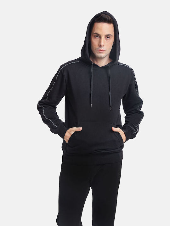 Paco & Co Men's Sweatshirt with Hood Black