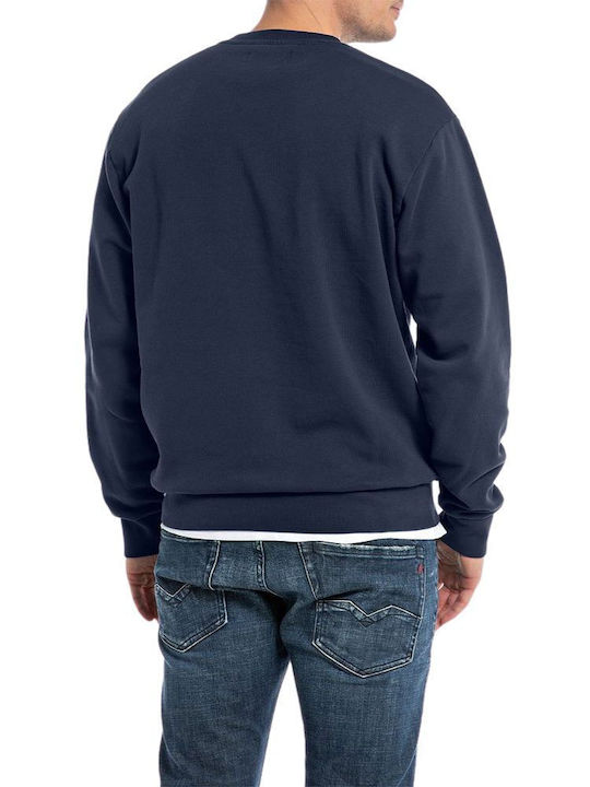 Replay Herren Sweatshirt Blau