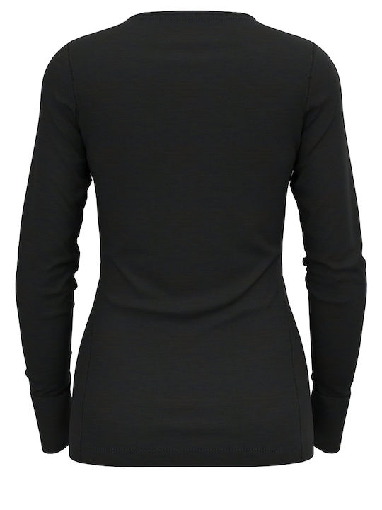 Odlo Natural Sports Underwear Bluză Termică Neagră
