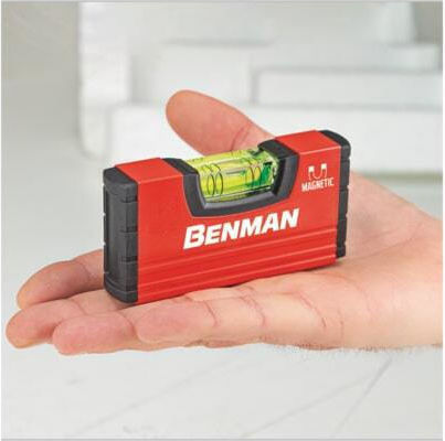 Benman 72874 Αλφάδι Αλουμινίου Μαγνητικό 10εκ.