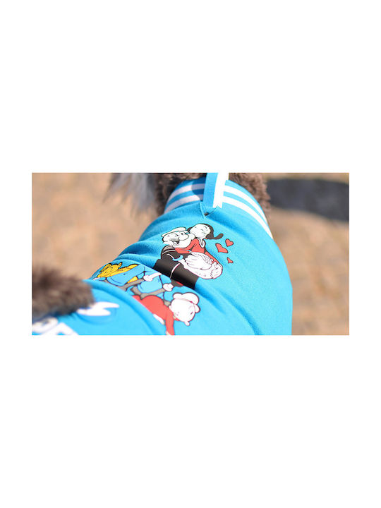 Dashi T-shirt Σκύλου σε Μπλε χρώμα 32x50x40εκ.