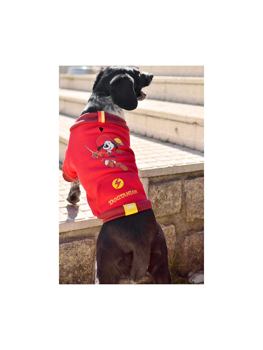 Dashi T-shirt Hund in Rot Farbe
