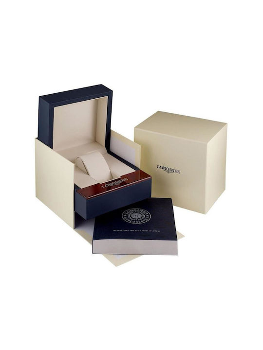 Longines Spirit Zulu Time Men's Watch 42mm Battery with Silver Metal Bracelet