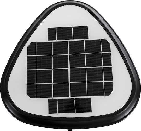GloboStar Ηλιακό Φωτιστικό Δαπέδου Κολωνάκι 10W 330lm Ψυχρό Λευκό 6000K με Αισθητήρα Κίνησης και Φωτοκύτταρο IP65 26x26x30εκ.