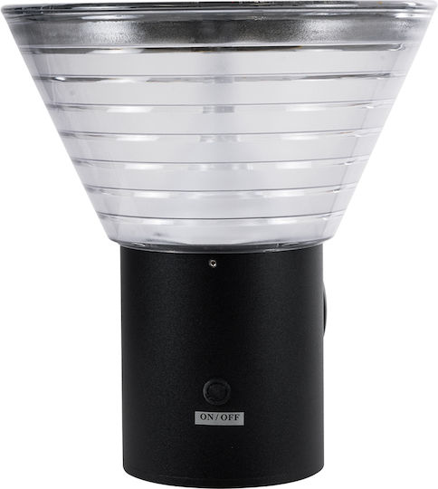 GloboStar Veggie Επιτοίχιο Ηλιακό Φωτιστικό 10W 330lm Ψυχρό Λευκό 6000K με Φωτοκύτταρο IP65 23x30x25εκ.