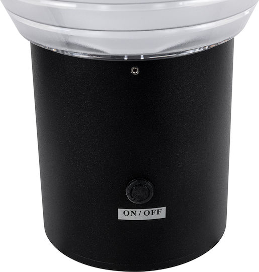 GloboStar Veggie Επιτοίχιο Ηλιακό Φωτιστικό 10W 330lm Ψυχρό Λευκό 6000K με Φωτοκύτταρο IP65 23x30x25εκ.