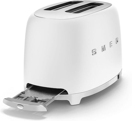 Smeg Φρυγανιέρα 2 Θέσεων 950W Λευκή