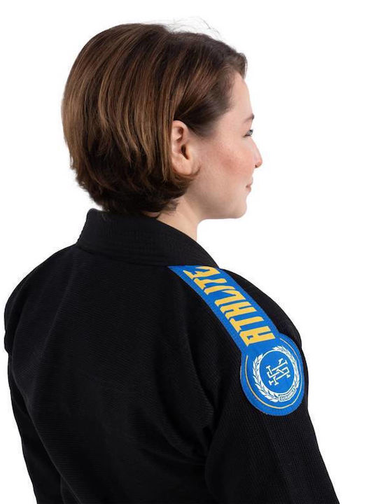 Scramble Ανδρική Ζακέτα Brazilian Jiu Jitsu Μαύρη