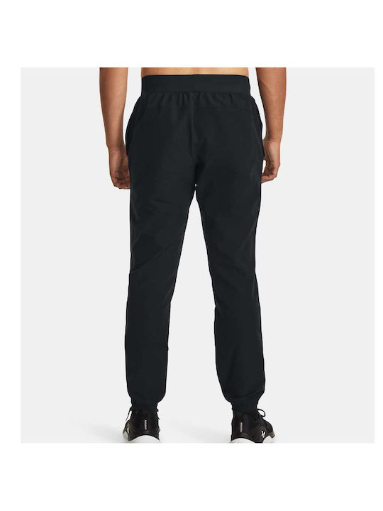 Under Armour Men's Sweatpants with Rubber Black