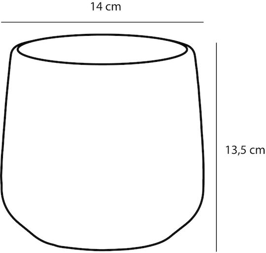 Edelman Plant Pot Ceramic Green