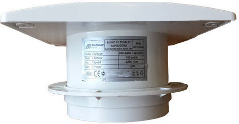 Mutlusan Wall-mounted Ventilator Bathroom 100mm White