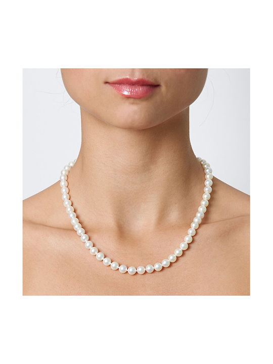 Senzio Belibasakis Necklace from Gold 14K with Pearls