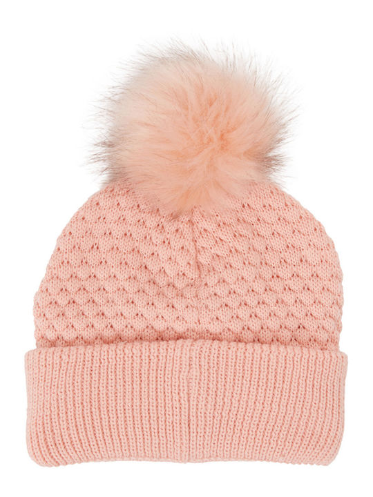 DC Knitted Beanie Cap Pink