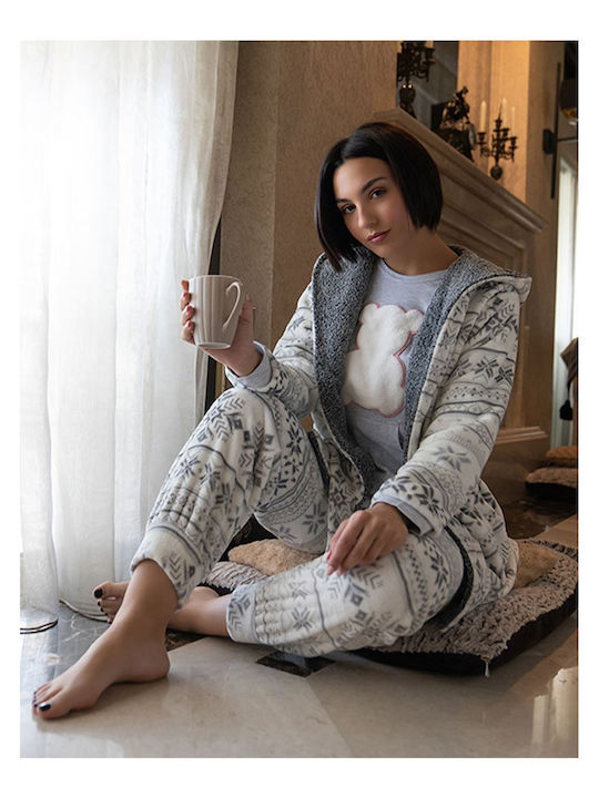Rachel De iarnă Pentru Femei Jachetă Pijamale