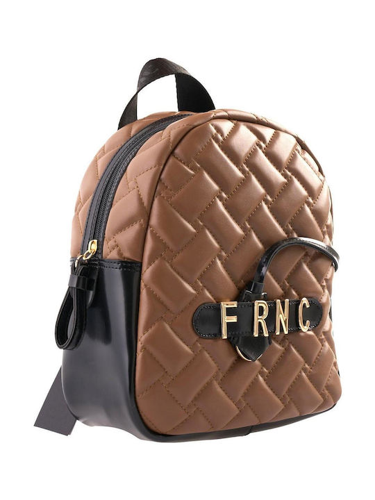 FRNC Damen Tasche Rucksack Mocha