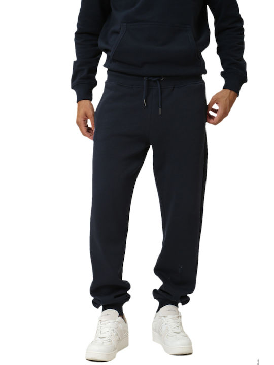 Pepe Jeans Sweatpants with Elastic Navy Blue