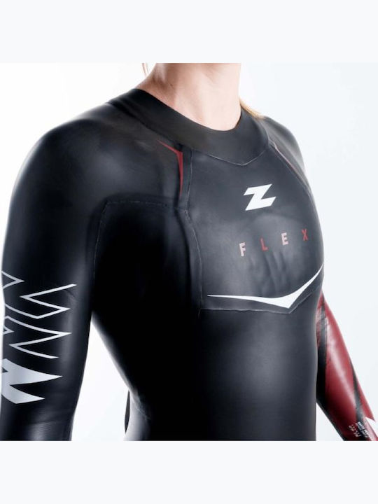 Z3r0d Flex Ganzkörperanzug Für Tauchen Mit Reißverschluss Schwarze 5mm
