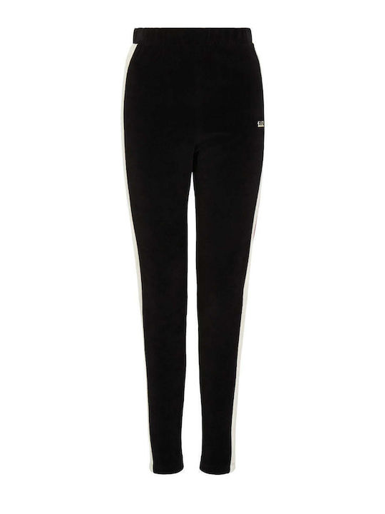 Damen Stoff Hose Schwarz