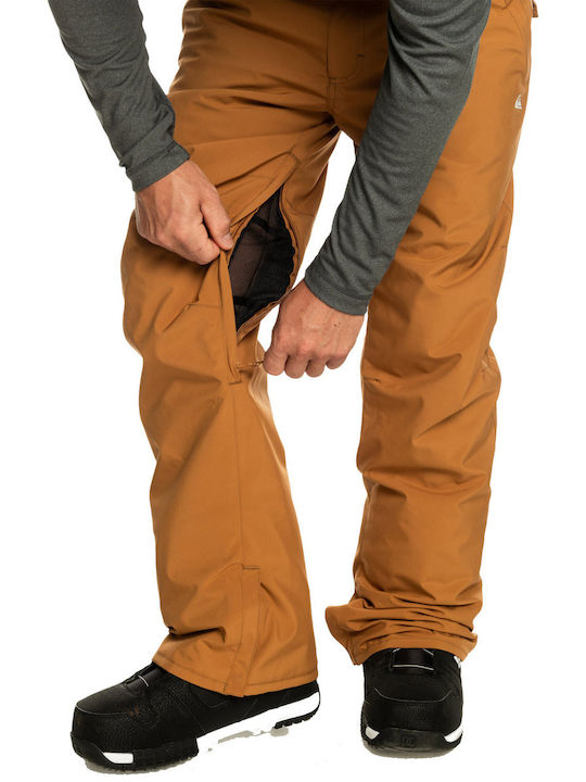 Quiksilver EQYTP03146-CMT0 Ski- und Snowboardhosen Braun