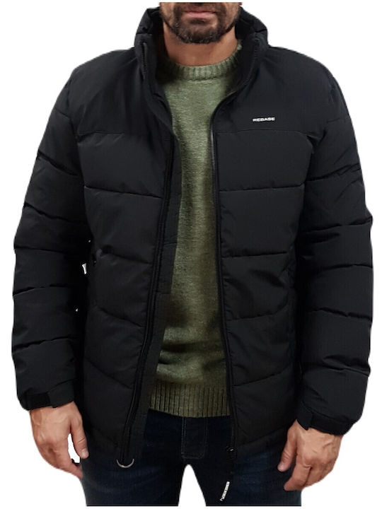 Rebase Jacke Schwarz