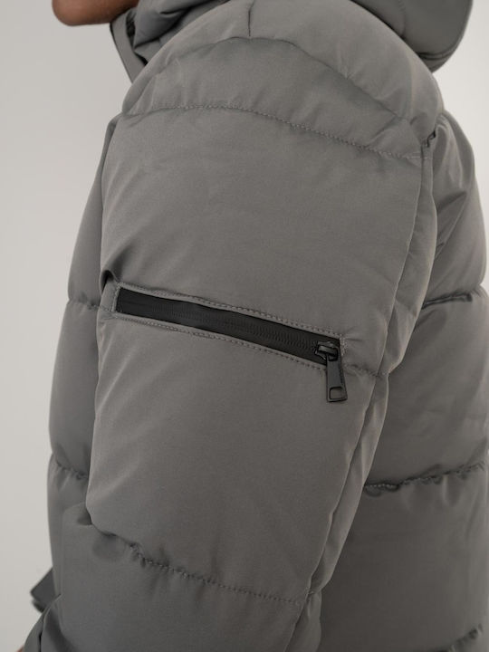 Geacă de Iarnă Puffer Gri