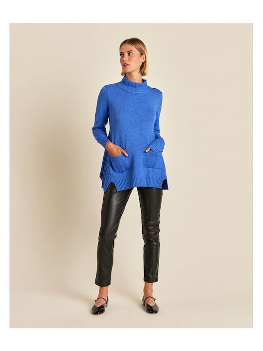 Forel Women's Long Sleeve Sweater Blue