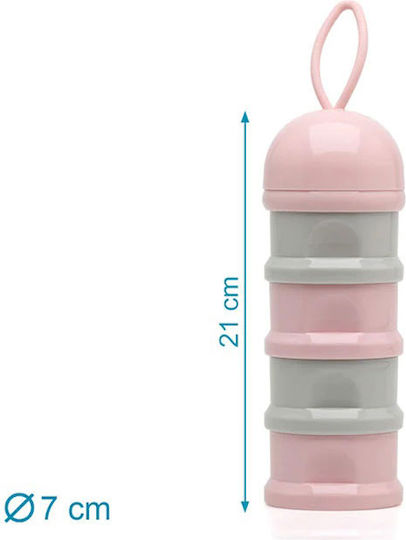 Kiokids Milchpulverdosierer Rosa 1Stück