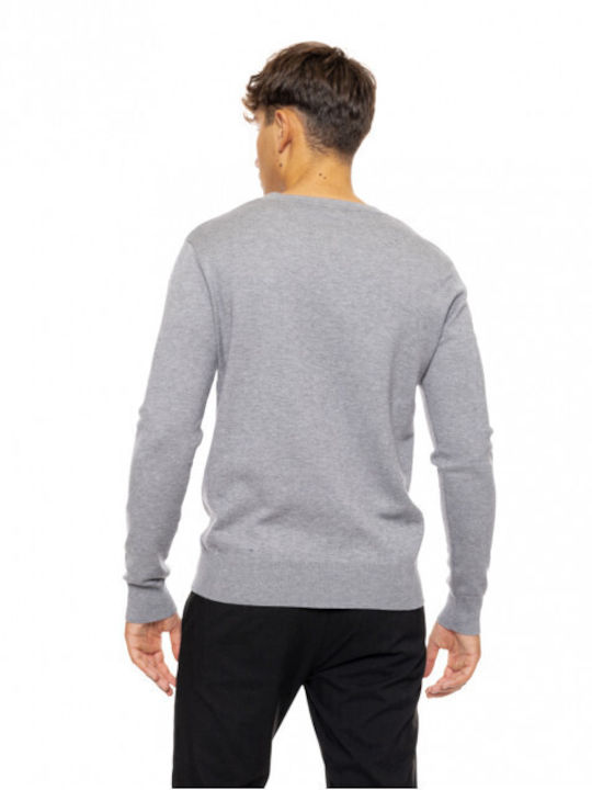 Biston Men's Long Sleeve Sweater Gray