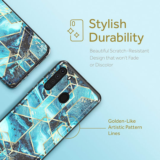 Ghostek Stylish Scarlet Back Cover Σιλικόνης / Πλαστικό Μπλε (Samsung Galaxy A21)