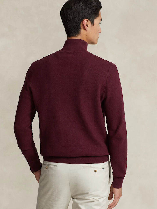 Ralph Lauren Half Pullover Burgundisch