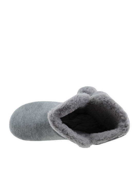 Papuci De Iarnă Pentru Femei Botine Gri G-TM005C-2067
