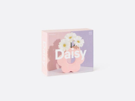 DOIY Διακοσμητικό Βάζο Keramik Rosa 18x5x20cm 1Stück