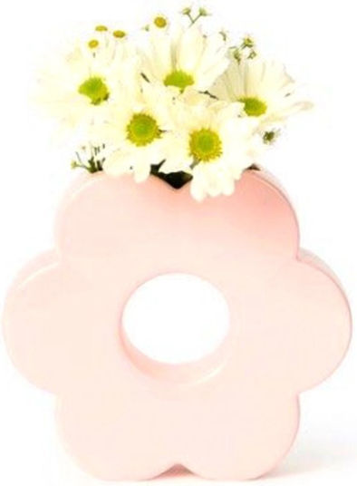 DOIY Διακοσμητικό Βάζο Keramik Rosa 18x5x20cm 1Stück
